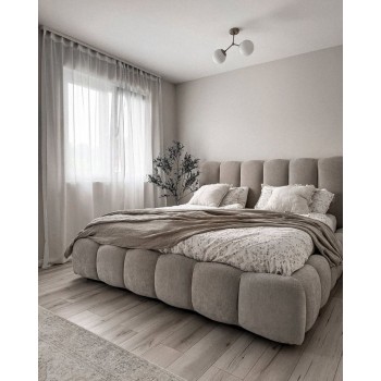 Pat tapițat dublu Meliora...