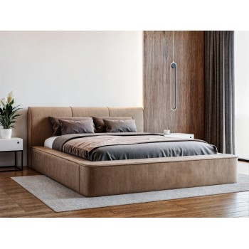 Pat tapițat dublu RENE cu...